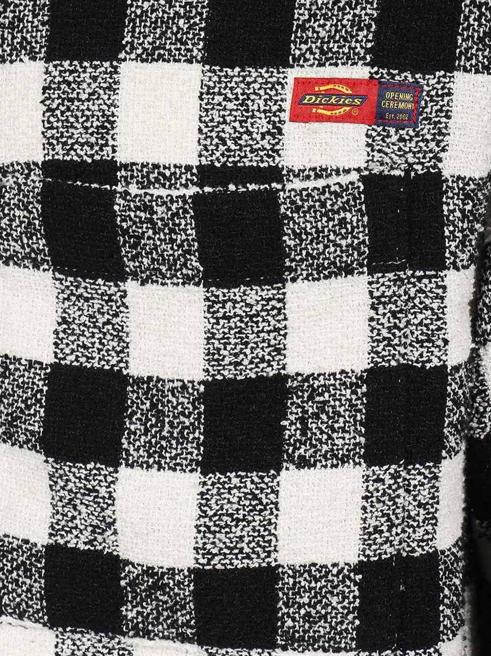 DICKIES checked patch-pocket shirt Zwart
