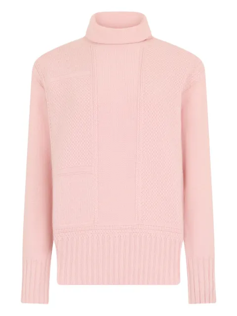Malo textured turtleneck sweater