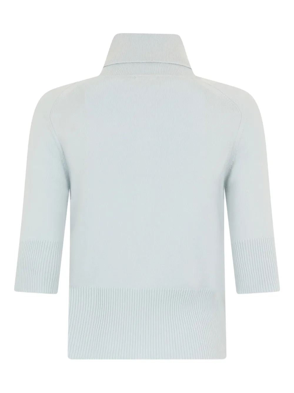 Malo buttoned short-sleeve polo top - Blauw