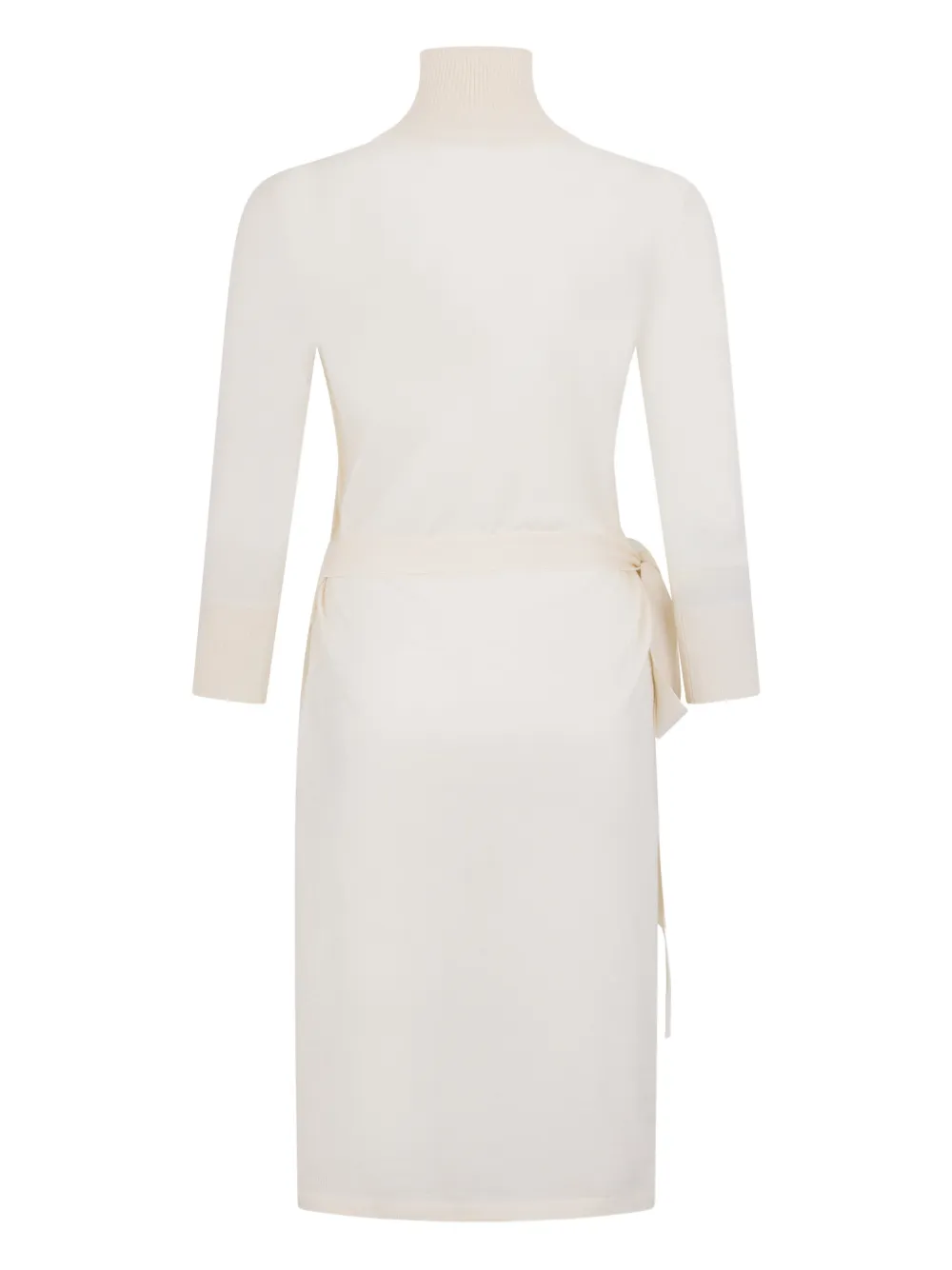 Malo tie-waist midi dress - Beige