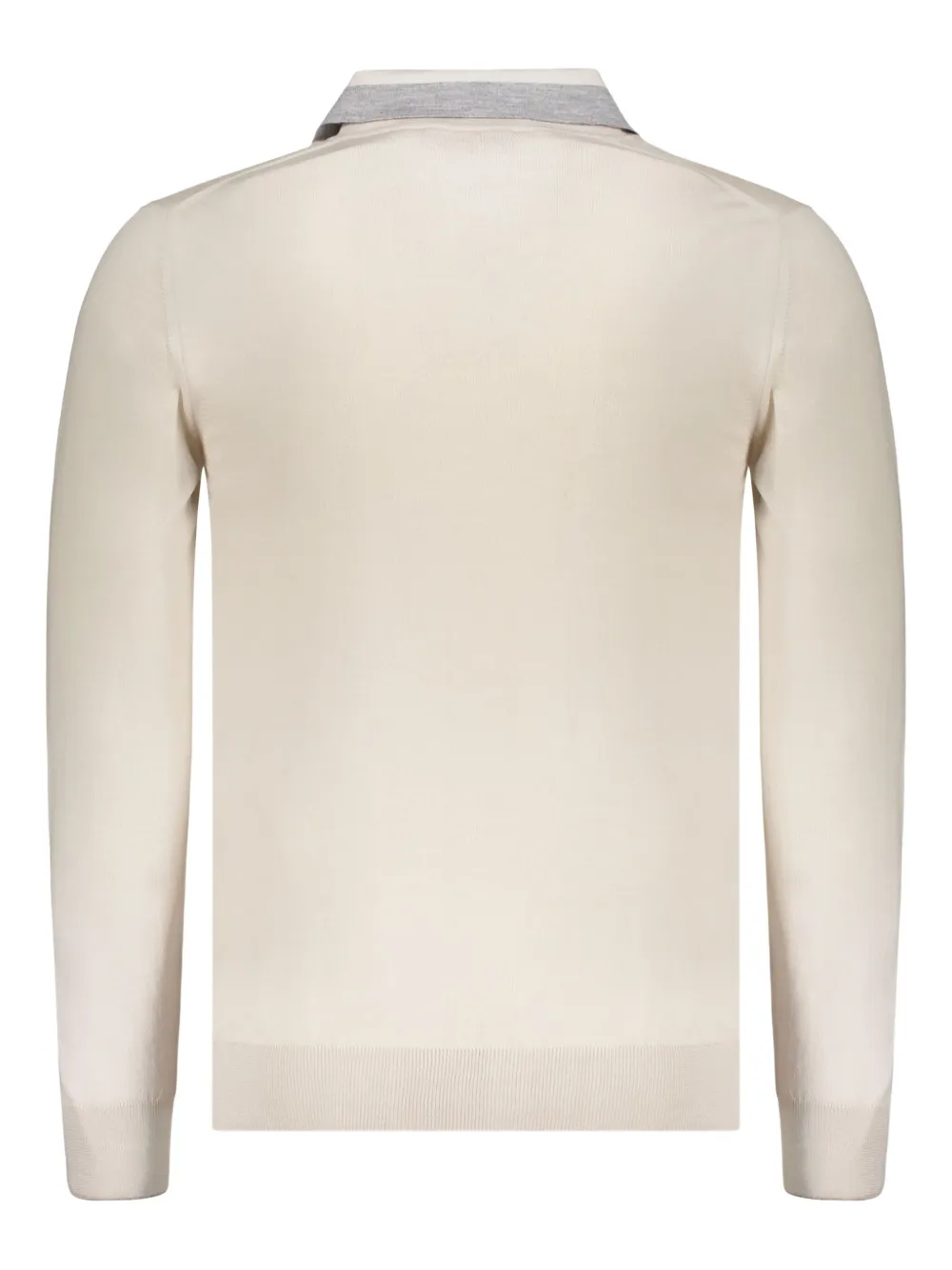 Moorer polo-collar sweater - Beige