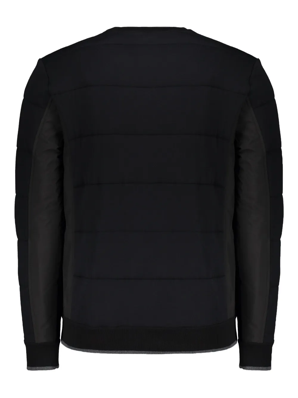 Moorer long-sleeve pocket sweater - Zwart