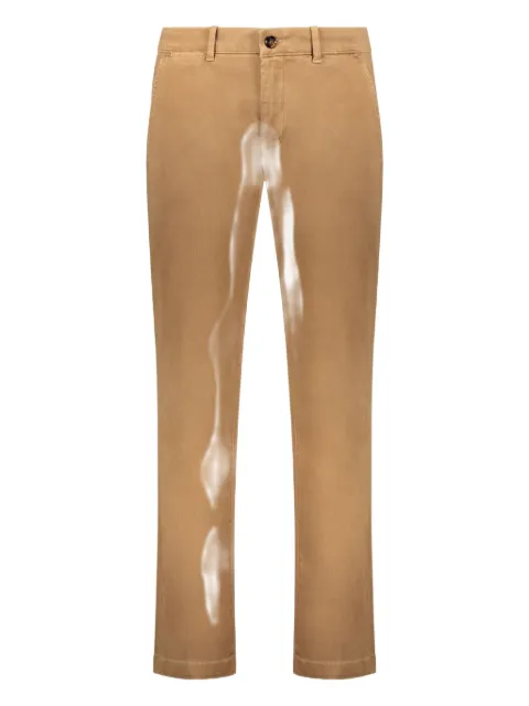 Moorer button-fastening trousers