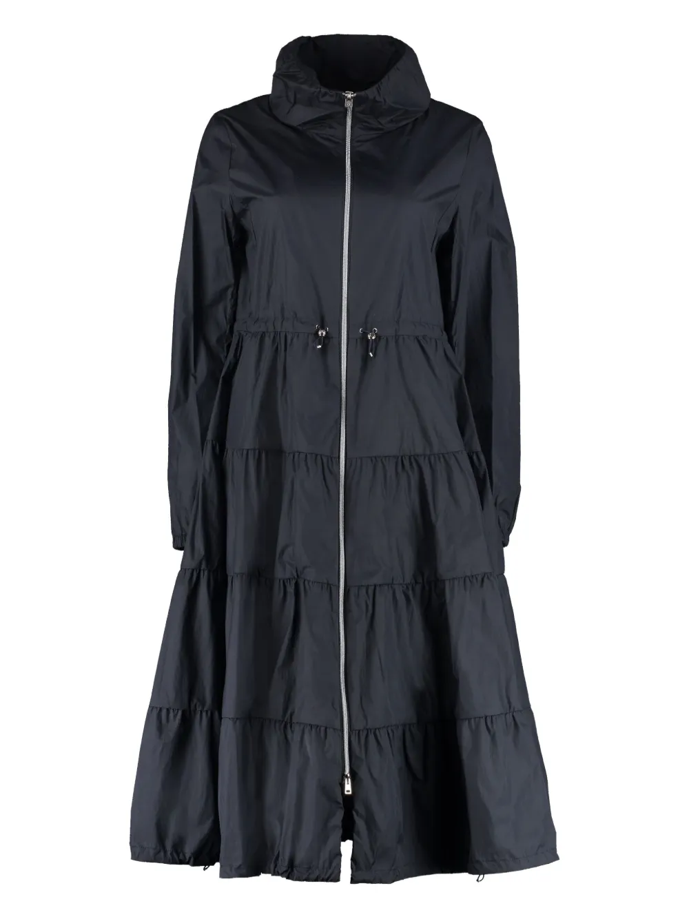 Herno zip-up coat Zwart