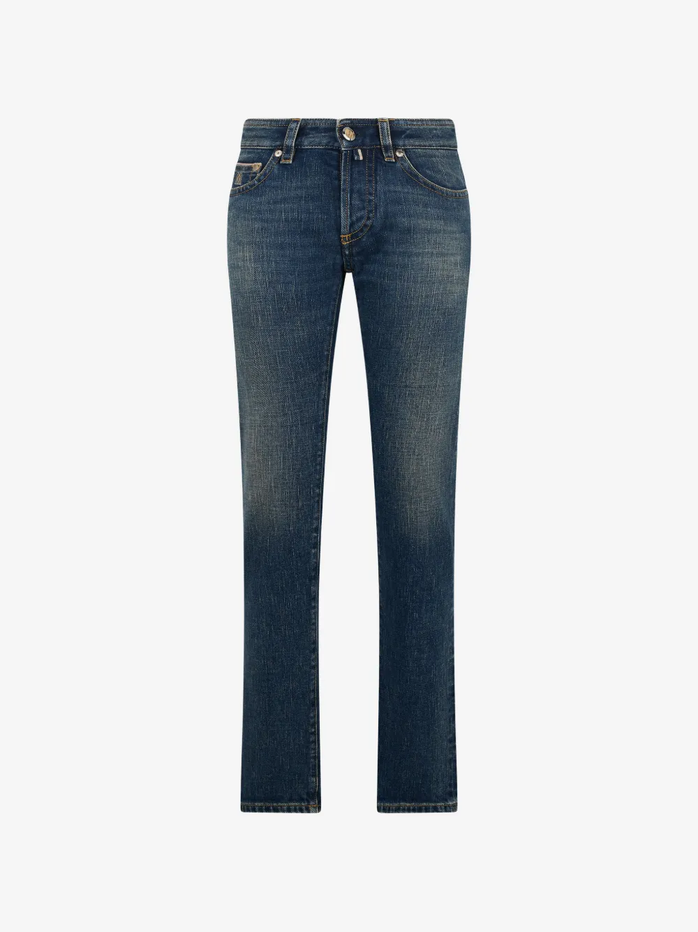 Moorer faded five-pocket jeans | Blue | Image 1
