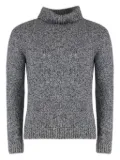 Moorer turtleneck speckled sweater - Grey
