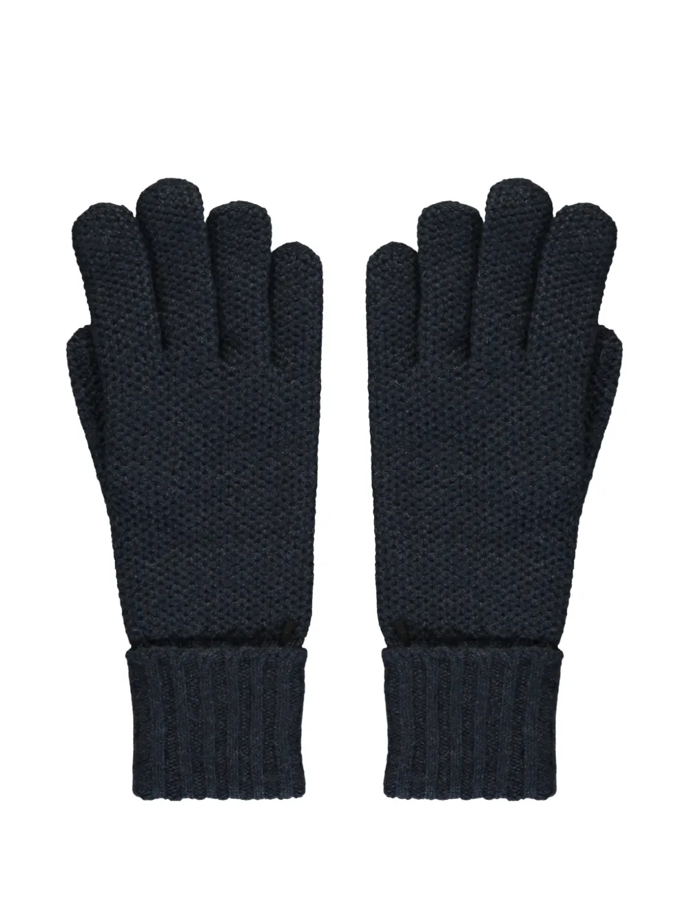 Moorer ribbed-knit gloves - Blu