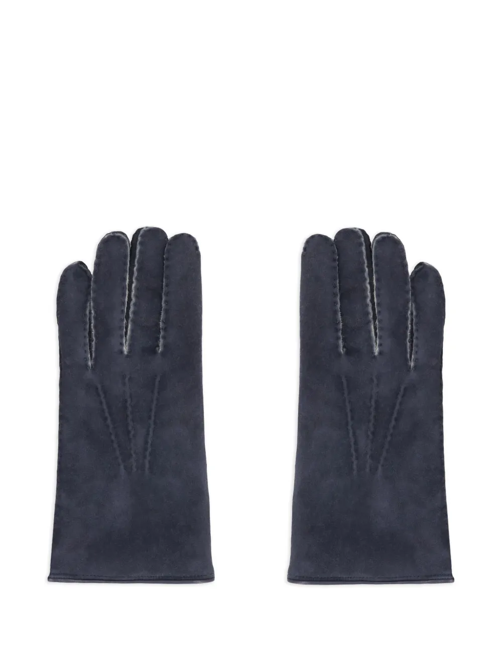Moorer sheepskin leather gloves Blauw