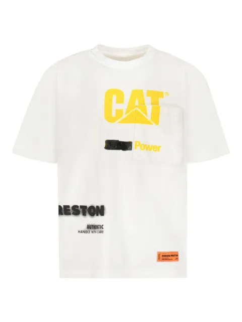 Heron Preston playera estampado de HERON PRESTON x Cat