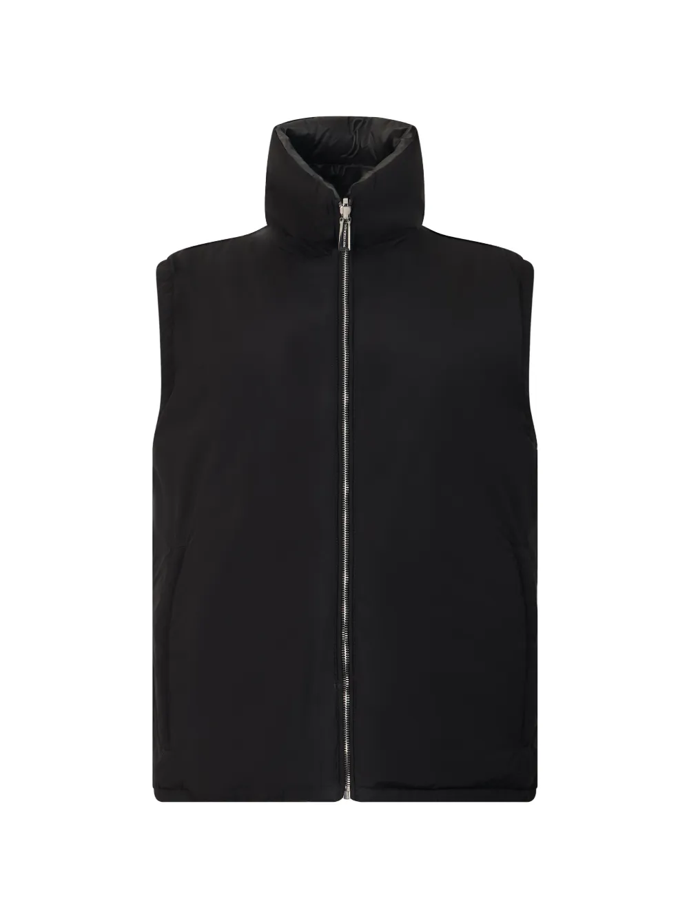 Moorer Abbie padded high-neck waistcoat - Schwarz