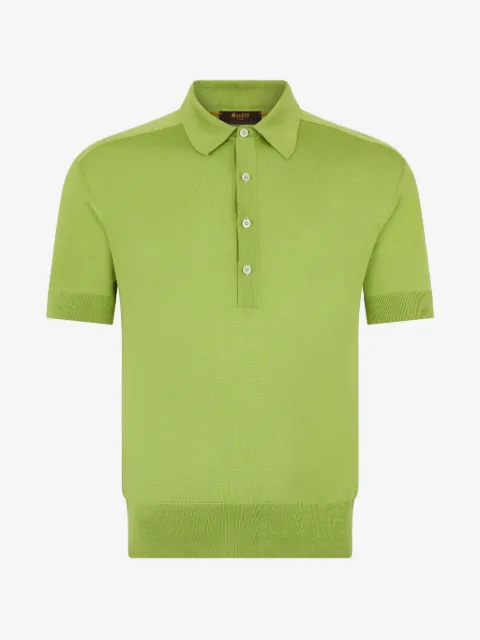 Moorer button polo shirt 