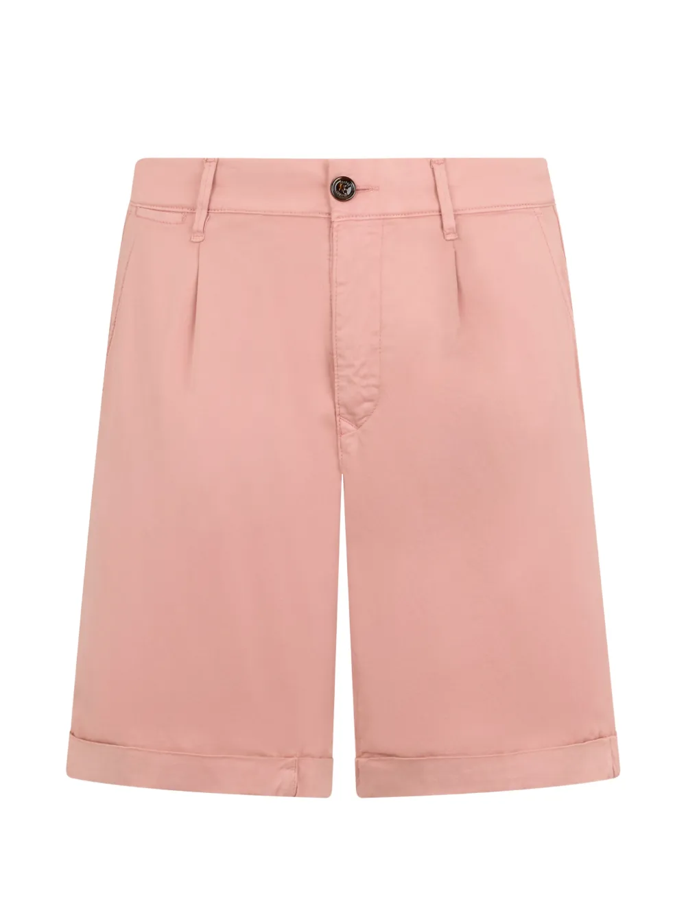 Moorer Alicudi-Sec turned-up shorts - Rosa