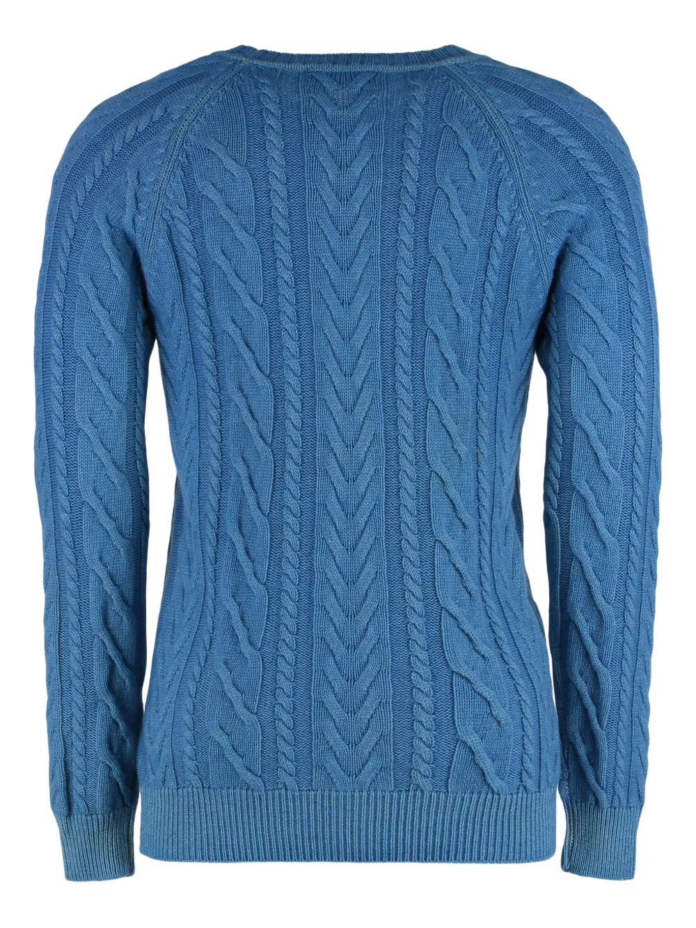 Moorer Anselm-ARA cable-knit sweater - Blauw