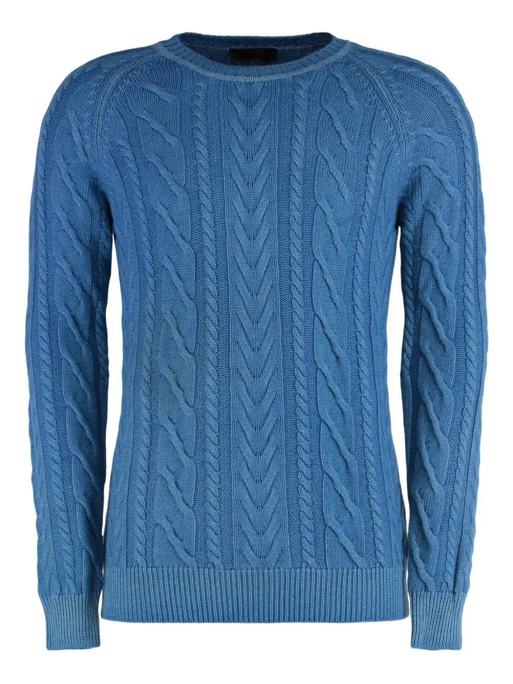 Moorer Anselm-ARA cable-knit sweater - Blu