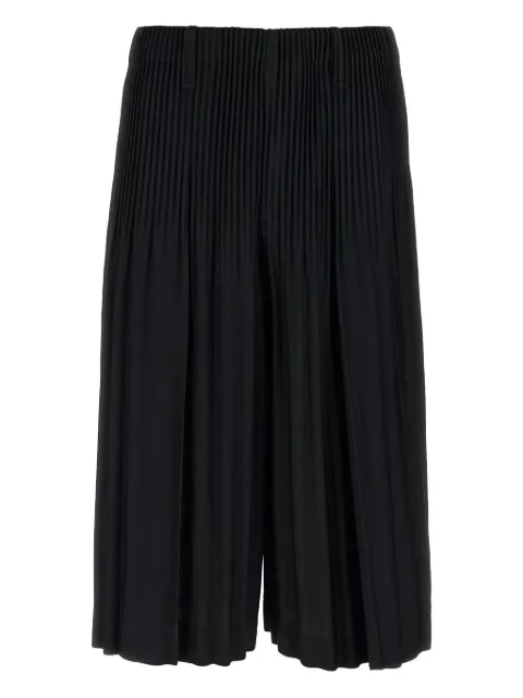 Homme Plissé Issey Miyake bermudas con pinzas