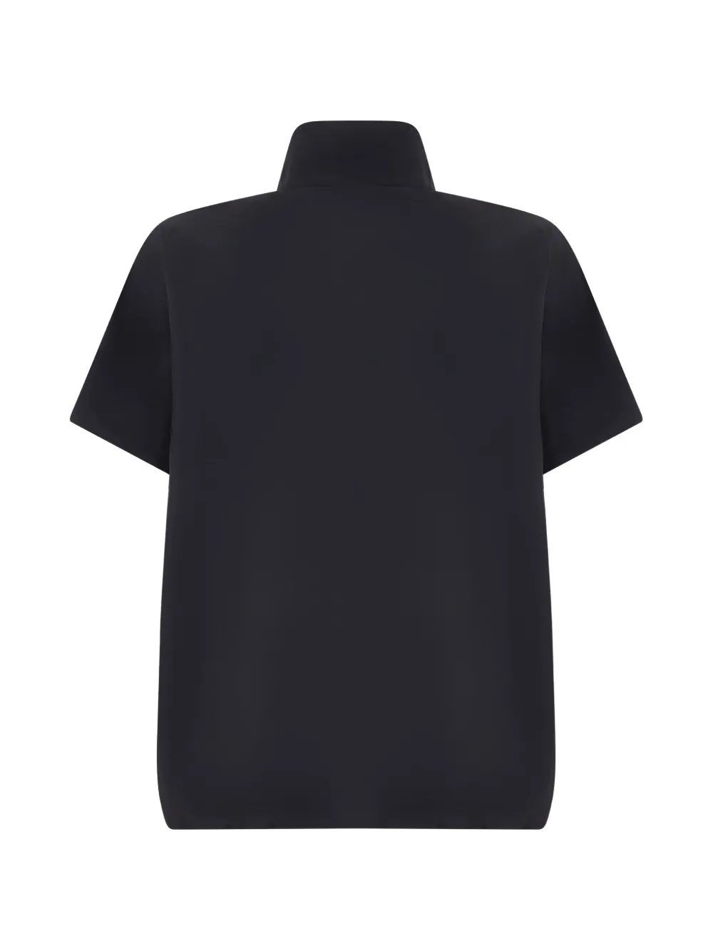 Moorer Dalia-Gs short-sleeve bomber jacket Zwart