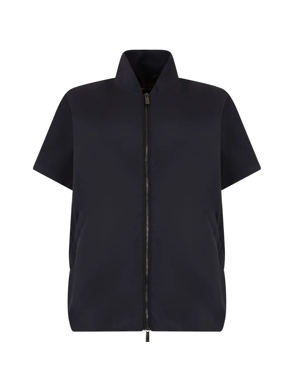 Moorer Dalia-Gs short-sleeve bomber jacket - Schwarz