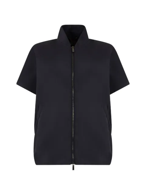 Moorer Dalia-Gs short-sleeve bomber jacket