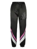 John Richmond Techno-fabric track pants - Black