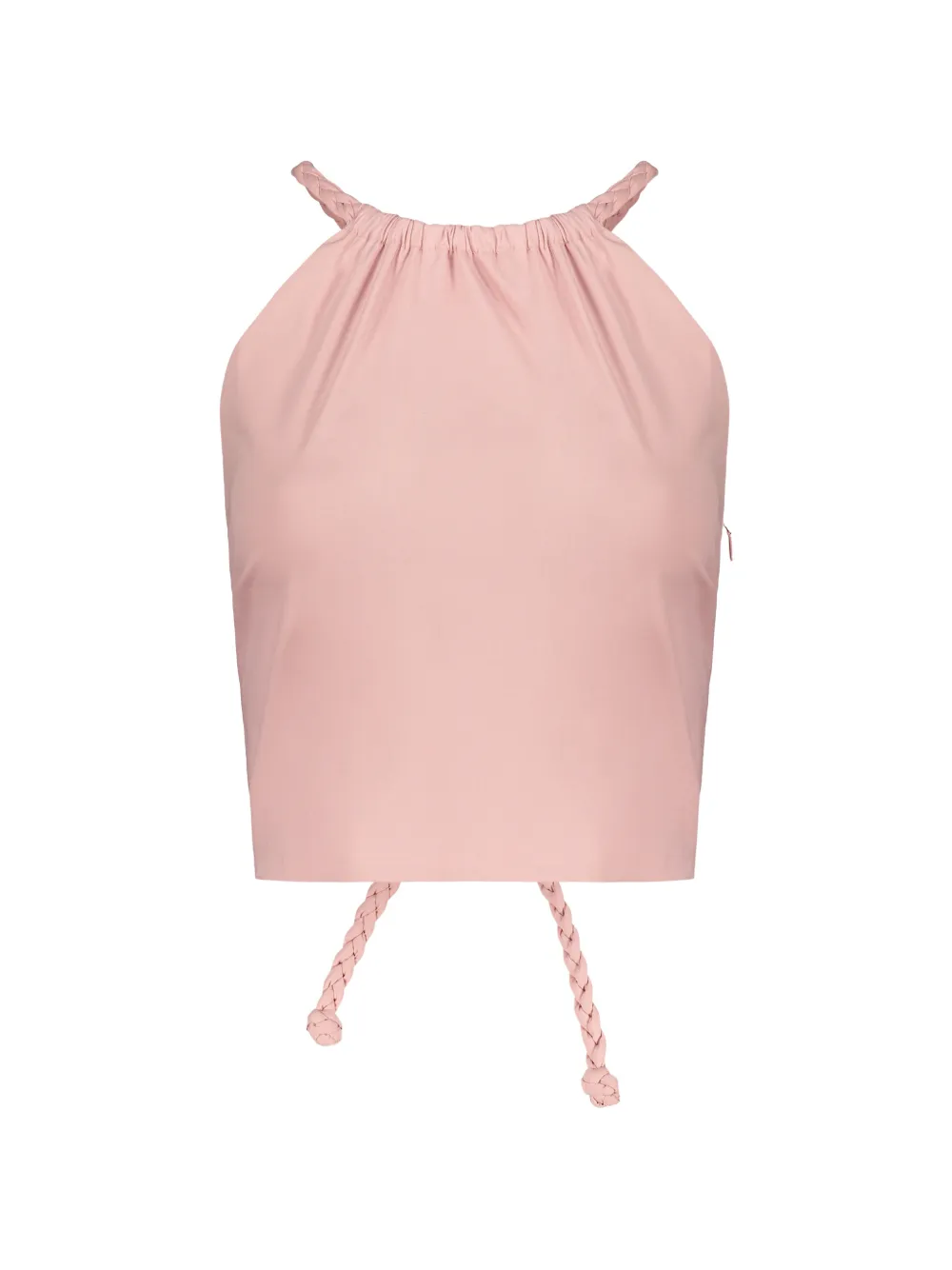 RED Valentino braided lace-up top