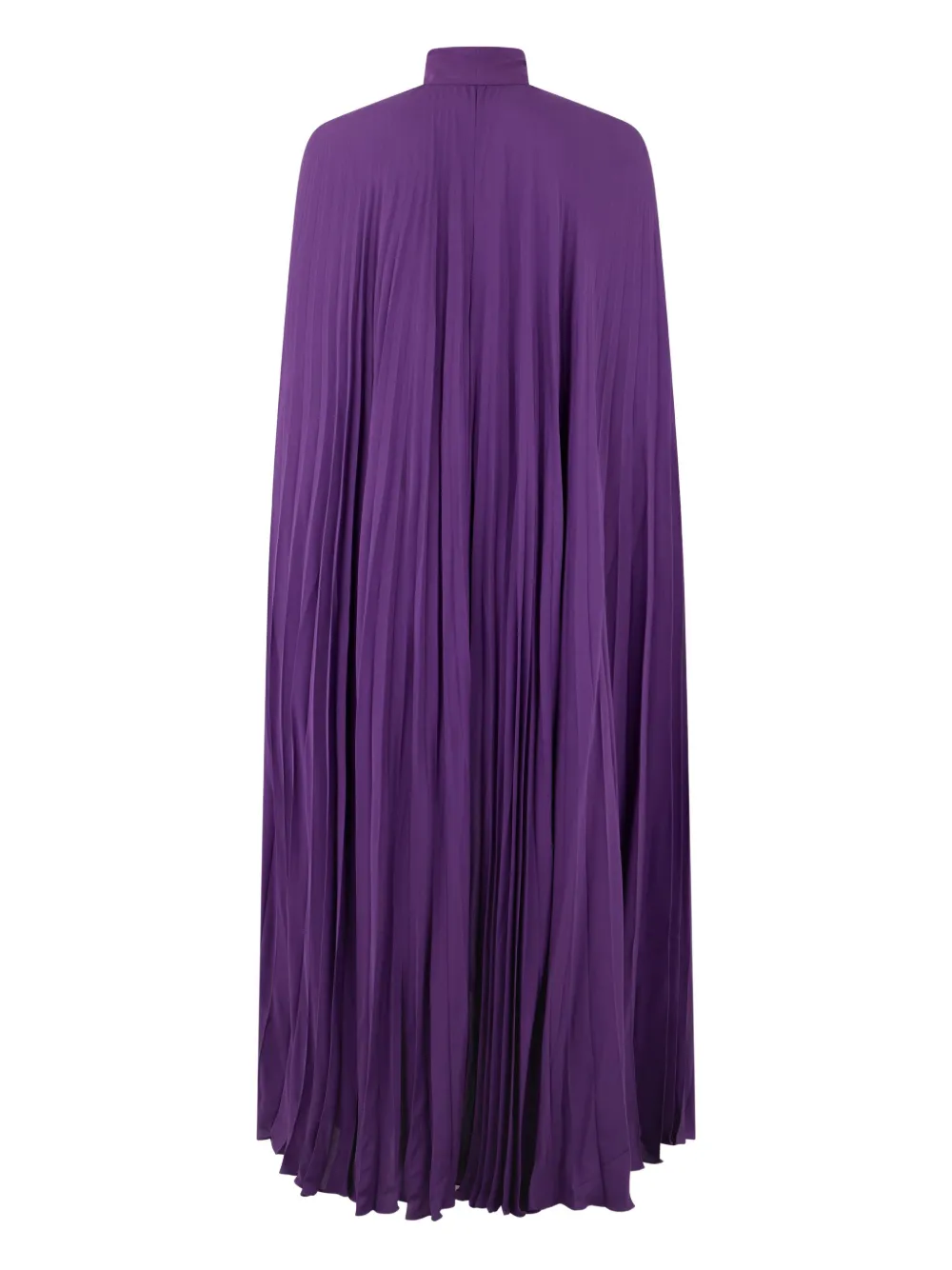 Valentino Garavani Geplooide cape met striksluiting Paars