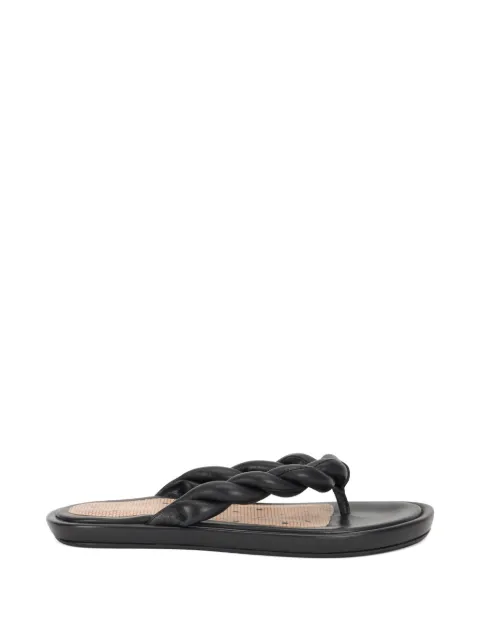 RED Valentino braided-straps flip flops