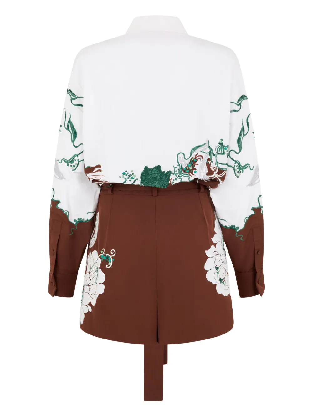 Valentino Garavani floral-print jumpsuit - Wit