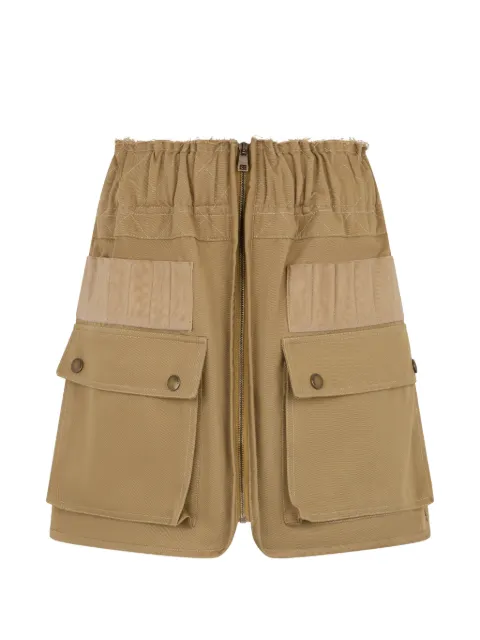 RED Valentino ruffled elasticated mini skirt