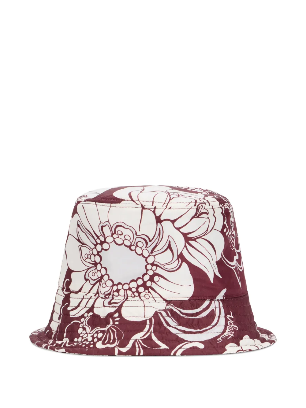 Valentino Garavani floral-print bucket hat - Bianco