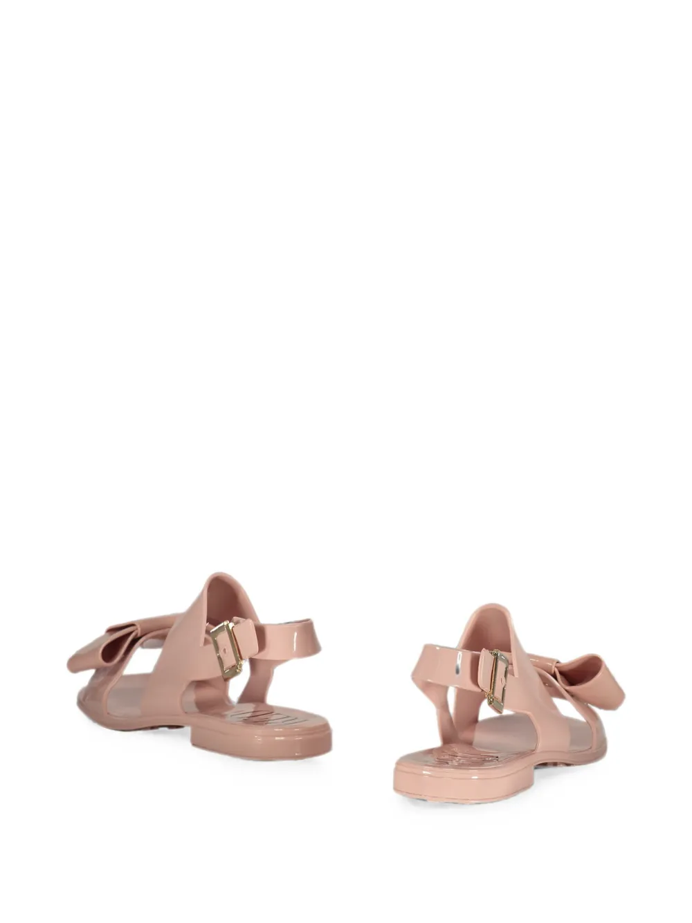 RED(V) bow-detail buckle-fastening sandals Roze