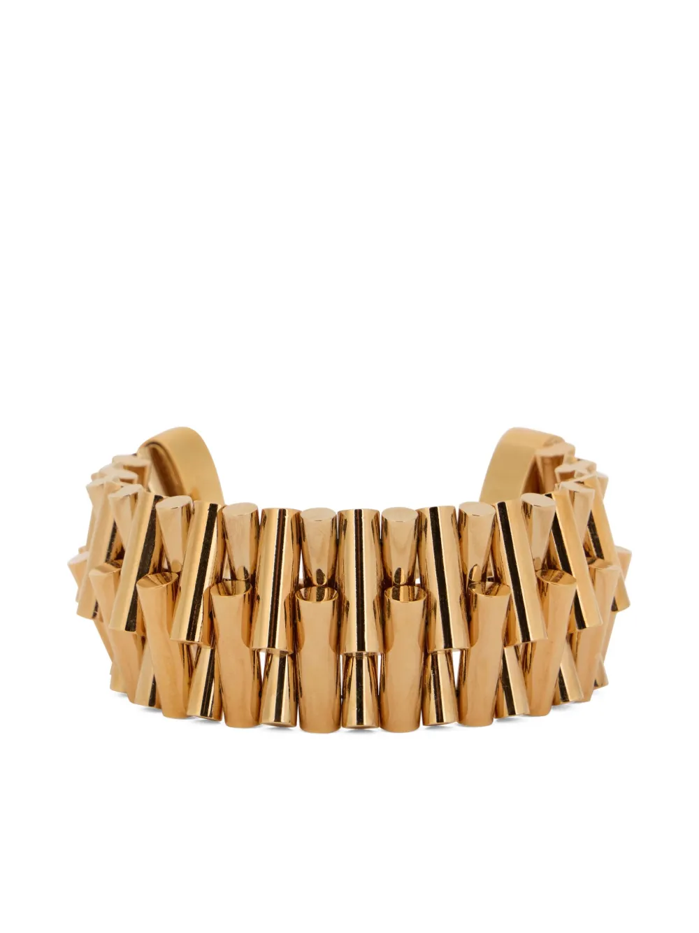 Valentino Garavani カーブ ブレスレット - ゴールドトーン Valentino Garavani カーブ ブレスレット - ゴールドトーン