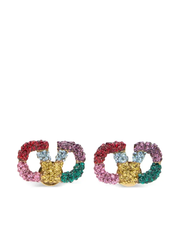 Valentino Garavani Vロゴ シグネチャー ピアス | ゴールド