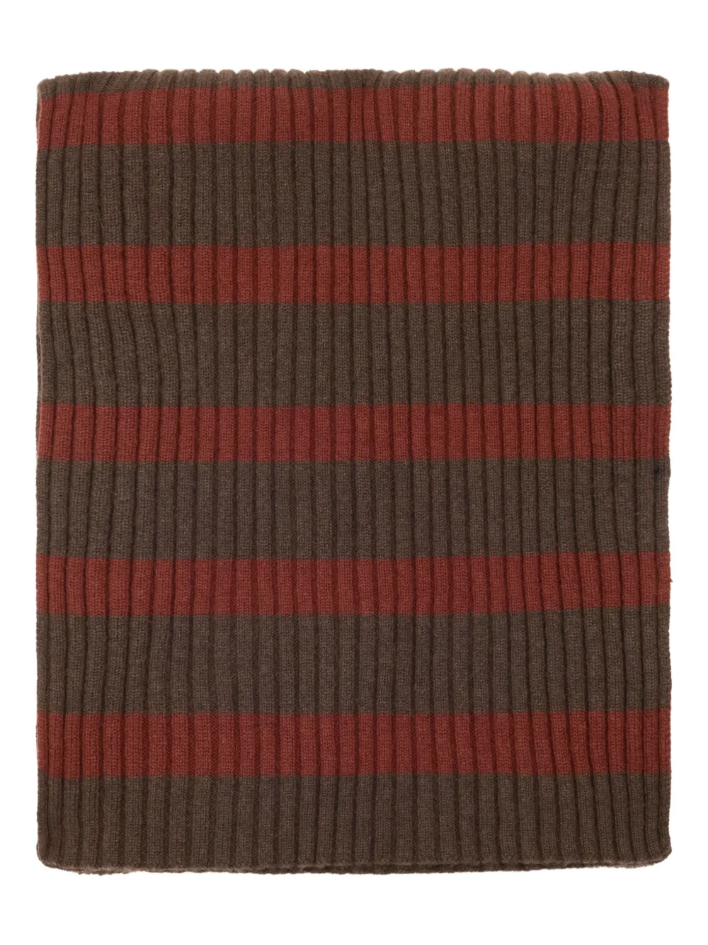 Malo striped scarf - Marrone