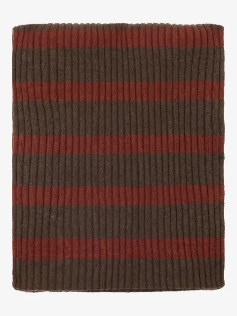 Malo striped scarf