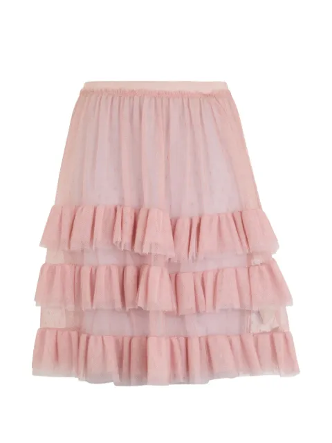 RED Valentino ruffled midi skirt