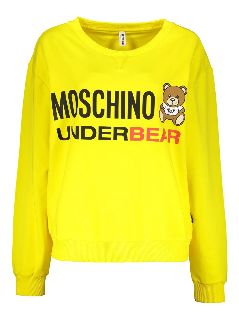 Moschino Sweater met teddybeerprint Geel