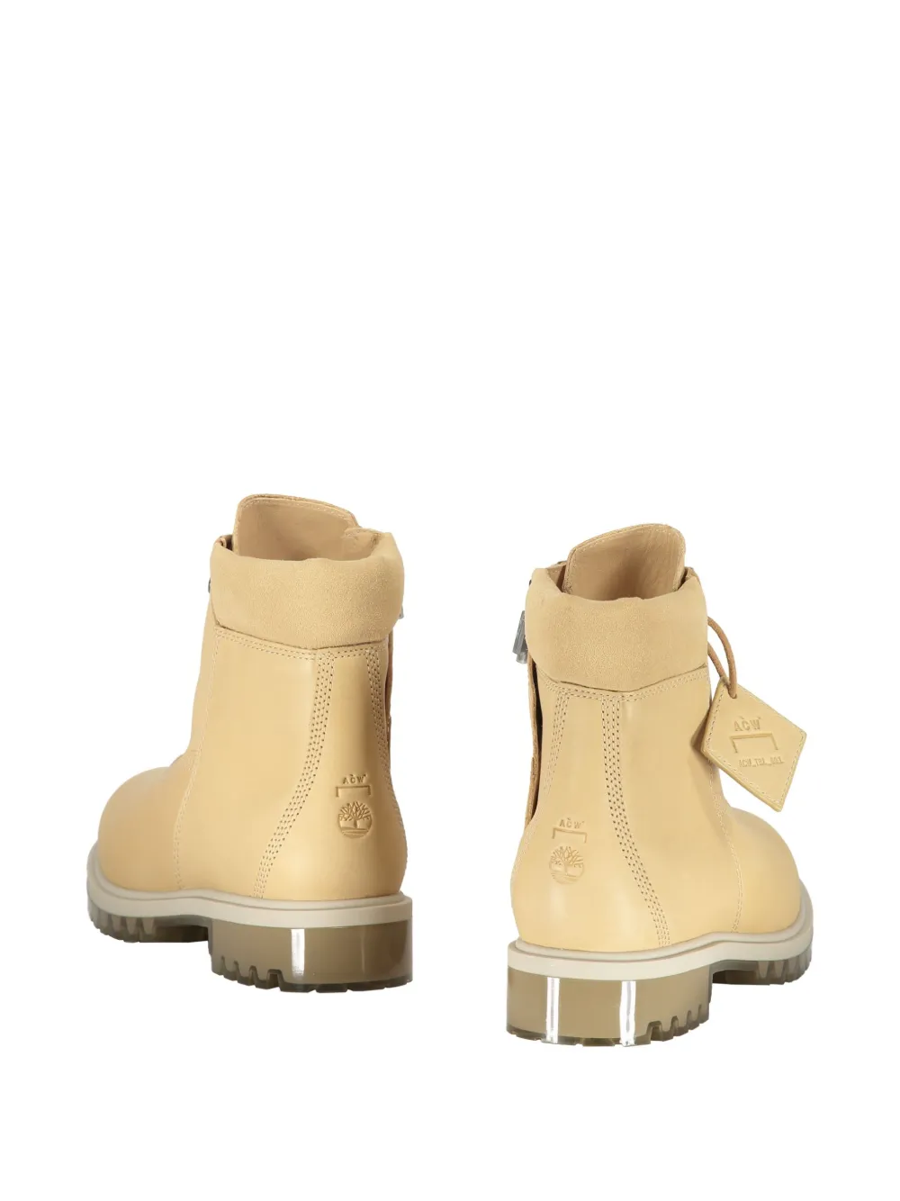 A-COLD-WALL* x Timberland leather boots Neutrals