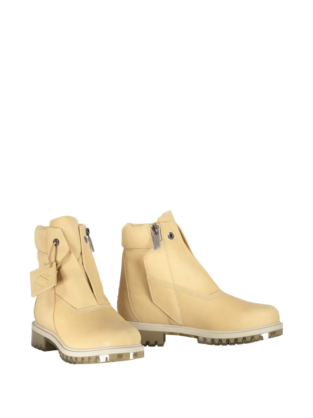 A-COLD-WALL* x Timberland leather boots Neutrals