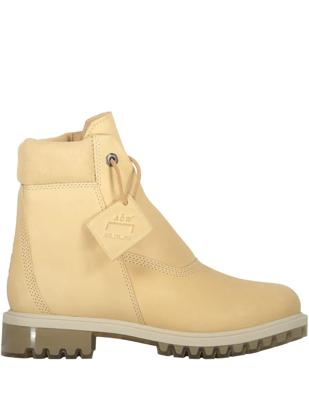 A-COLD-WALL* x Timberland leather boots Neutrals