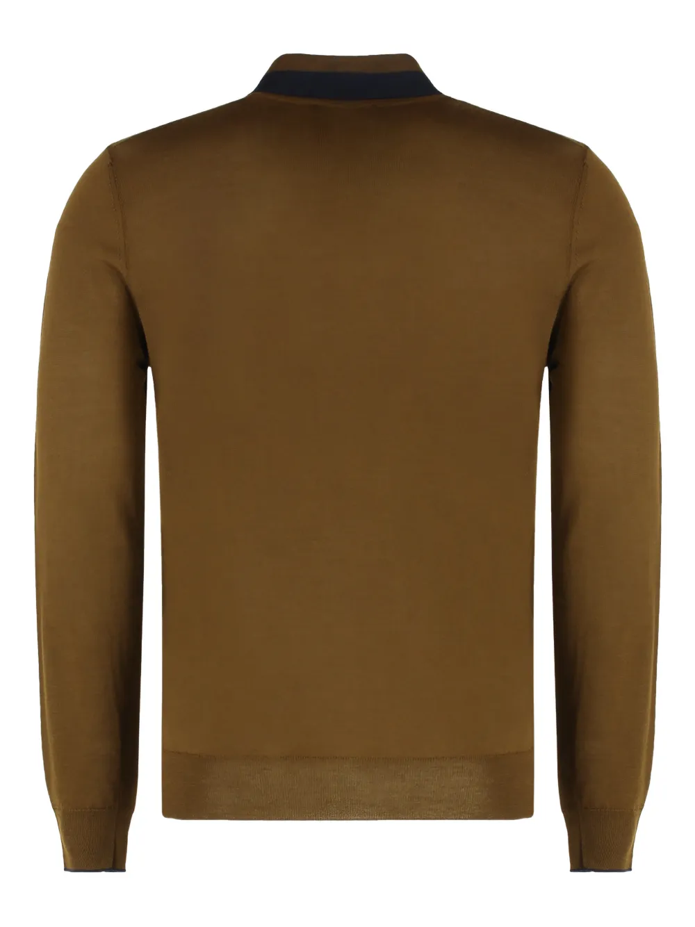 Moorer Terence-MLL button-up polo collar - Bruin