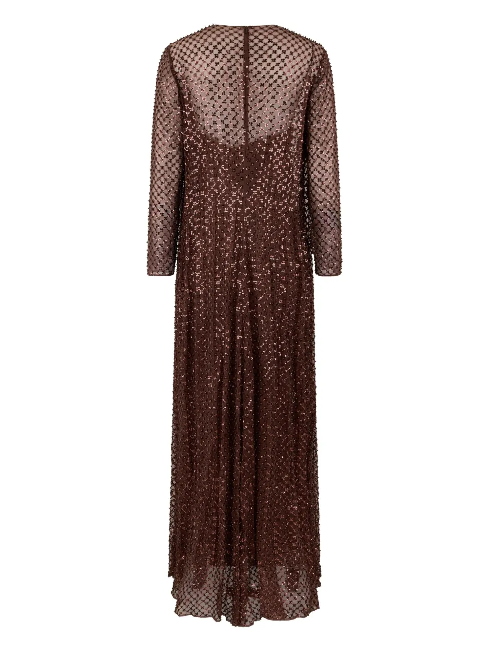 Valentino Garavani sequin-embellished maxi dress - Bruin