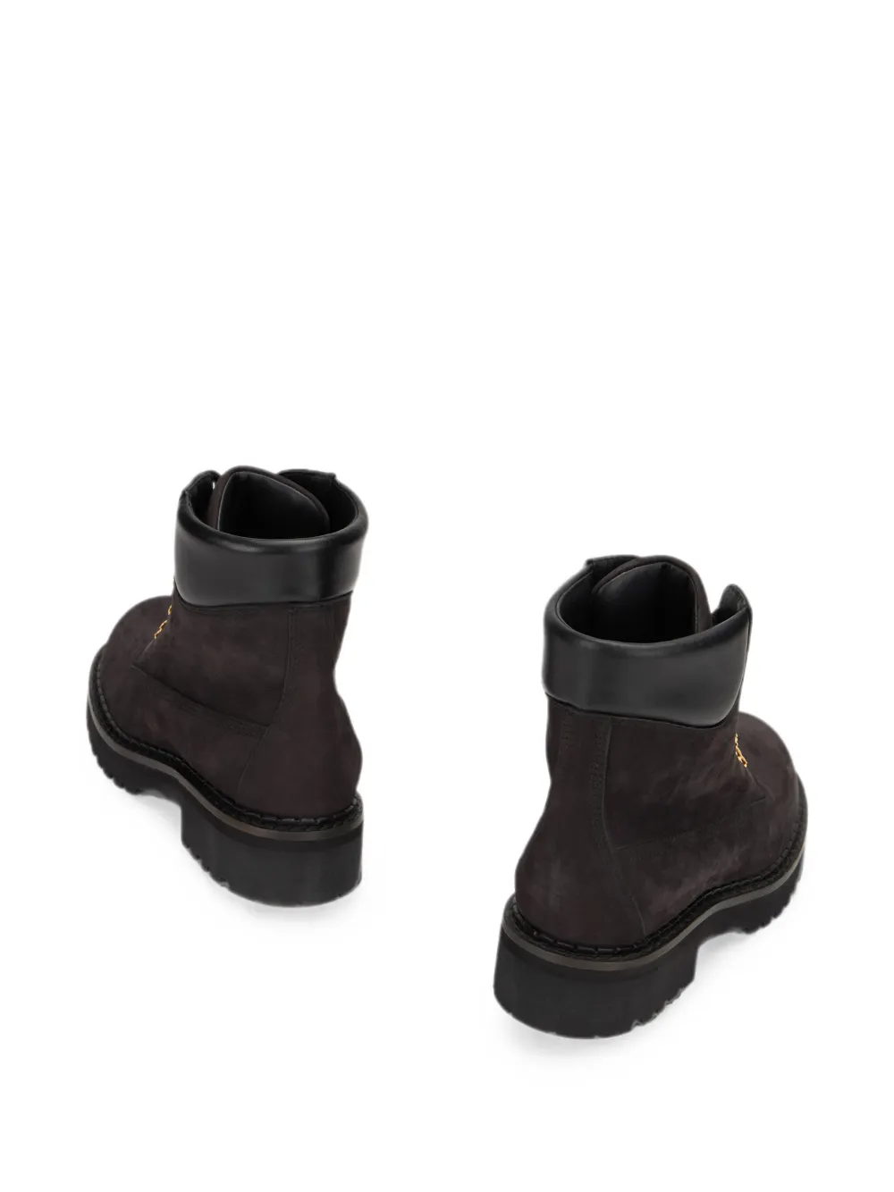 Moschino lace-up ankle boots Bruin