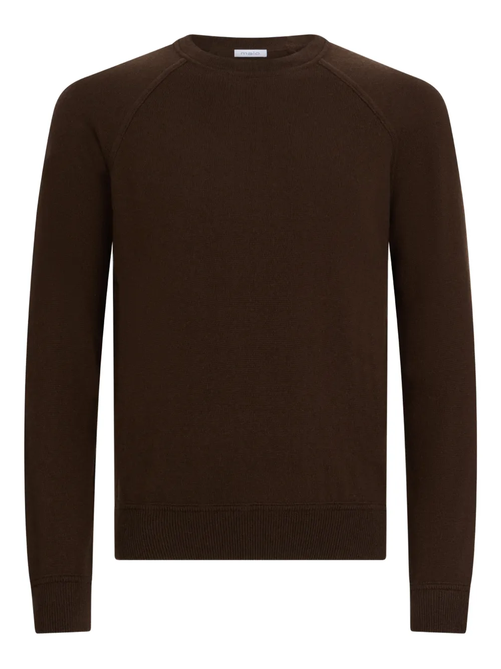 Malo raglan-sleeve sweater - Brown