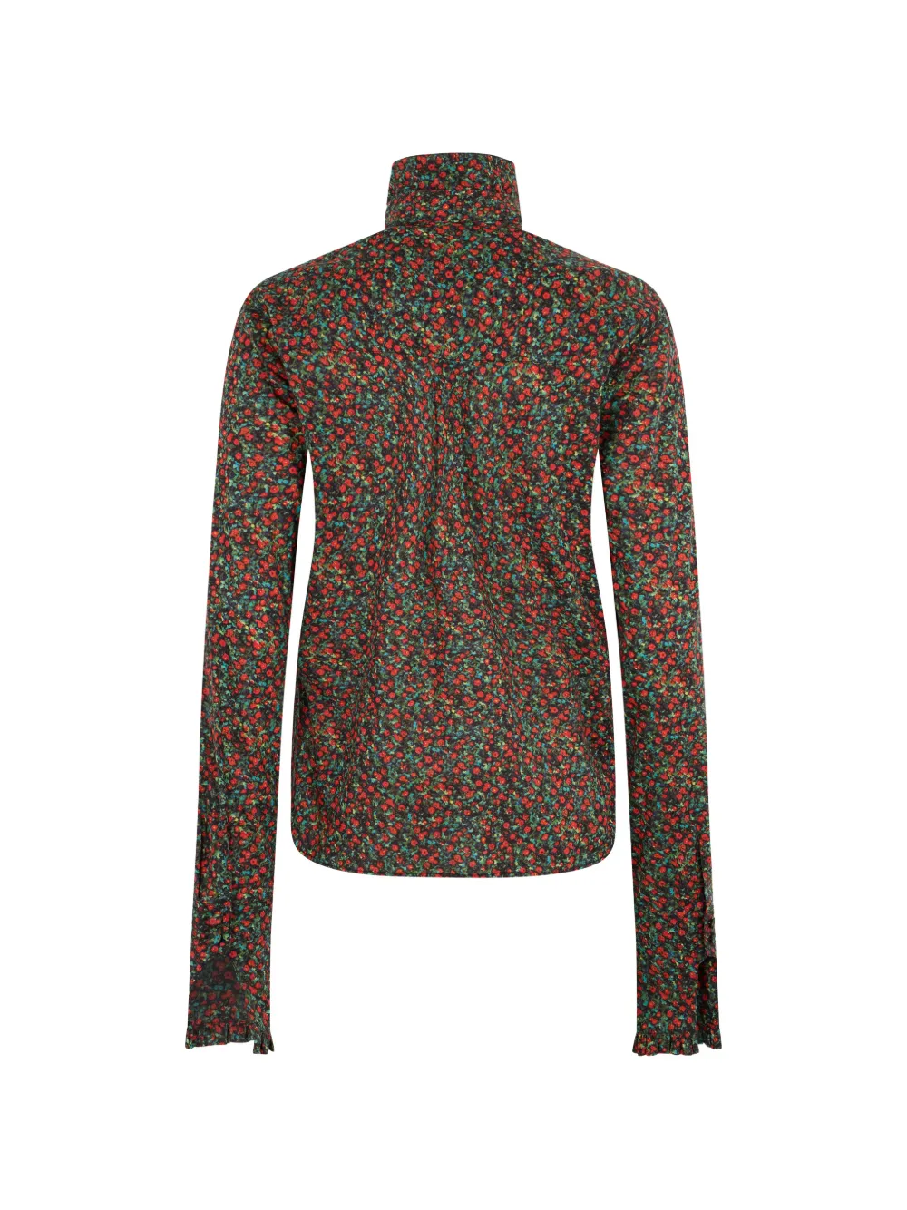 Philosophy Di Lorenzo Serafini ruffled floral-print blouse - Zwart