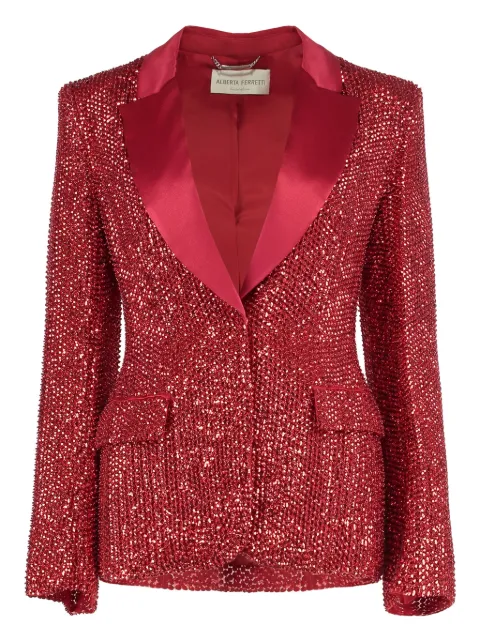 Alberta Ferretti sequin-embellishment blazer
