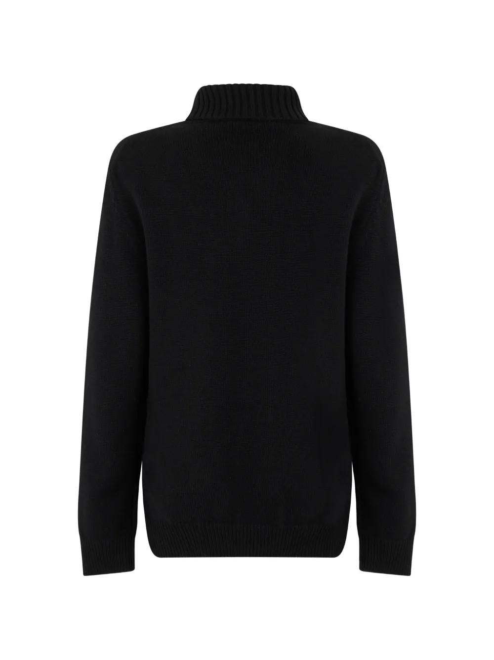 Moorer Absoltr2 cable-knit roll-neck sweater Zwart
