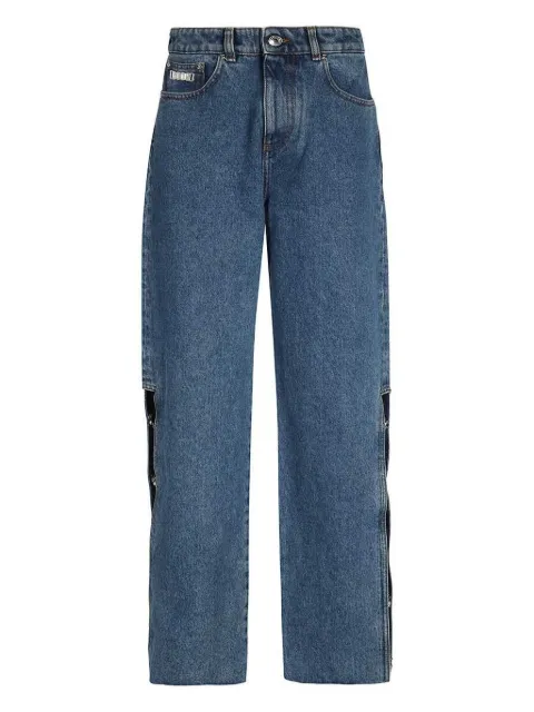 GCDS wide-leg jeans