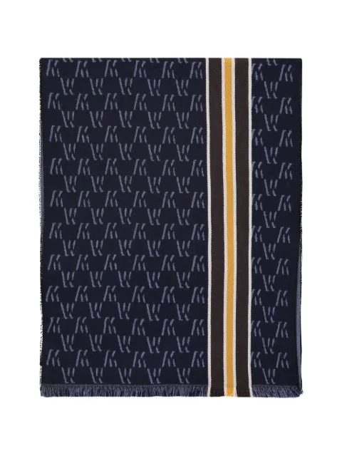 Moorer stripe pattern scarf