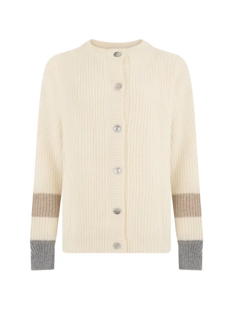 Moorer Alexis-Tcl ribbed colour-block cardigan