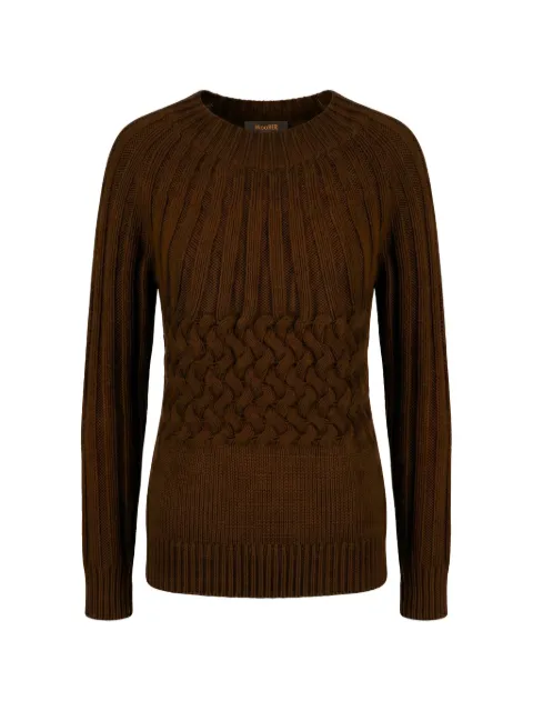 Moorer Anetta cable-knit ribbed sweater